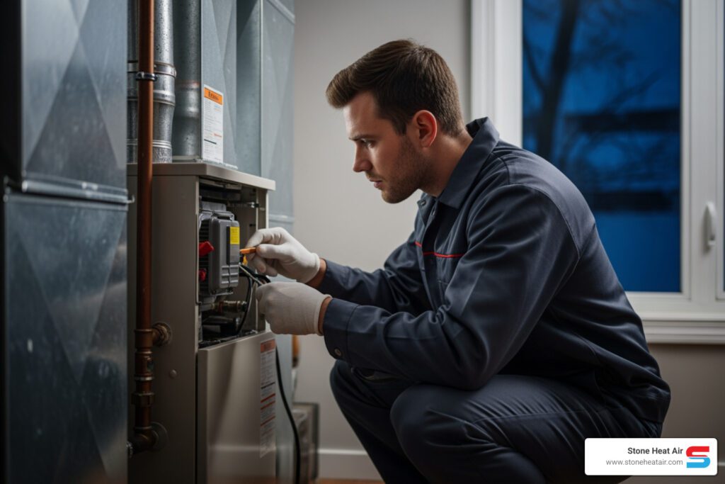 24/7 heating repair in rogue river or